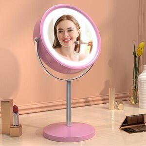 Pink LED Vanity Mirror